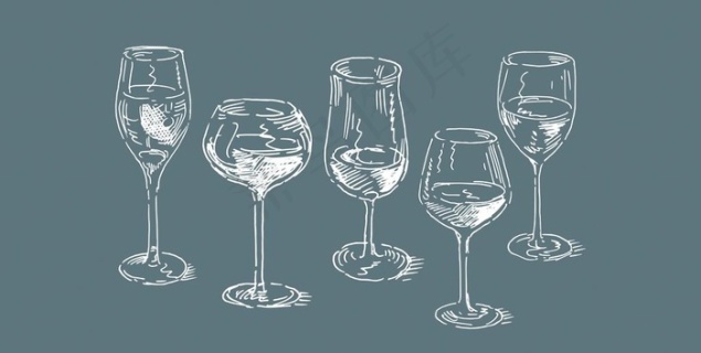 举起酒杯的人群手臂图片ai矢量模版下载