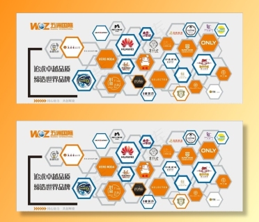 品牌形象墙图片