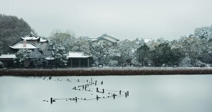 杭州西湖冬天图片
