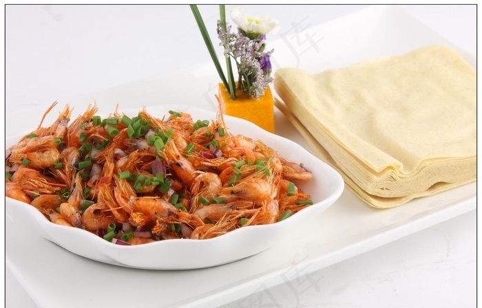 煎饼小河虾图片