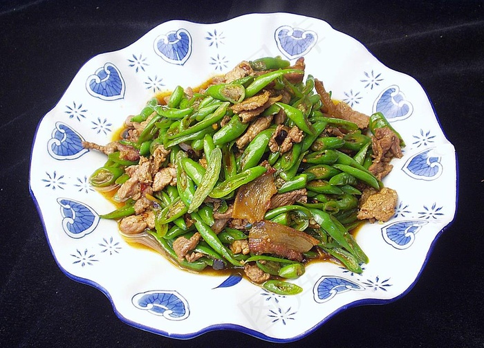 家常菜农家小炒肉图片