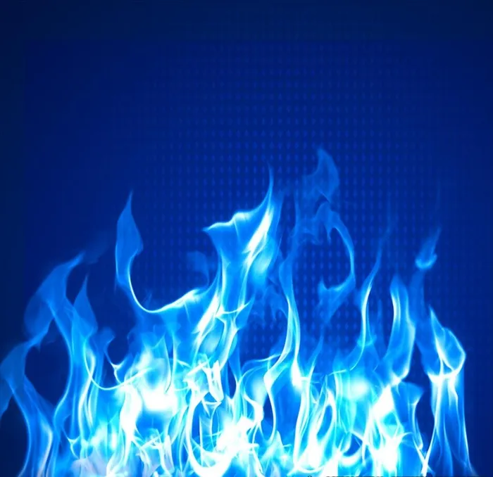 蓝色火焰效果图片