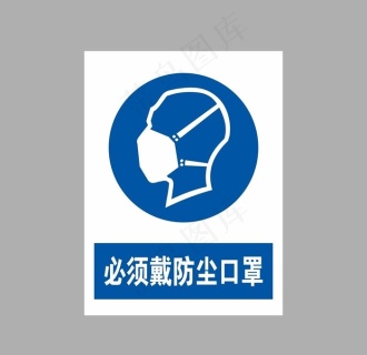 必须戴防尘口罩图片cdr矢量模版下载