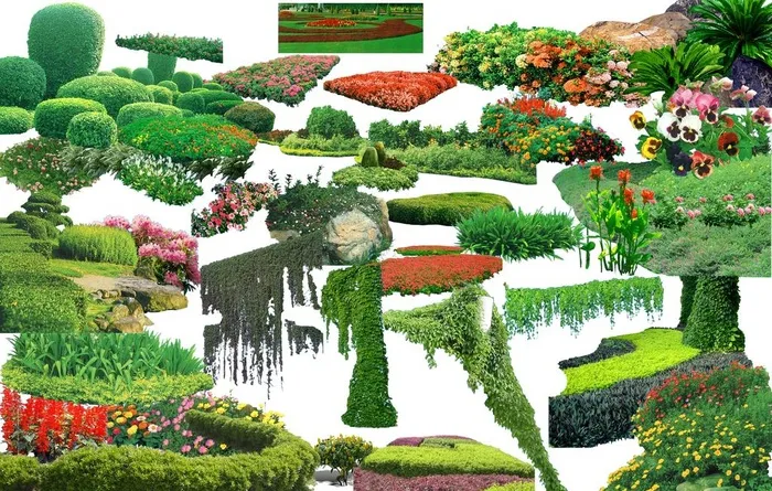 园林绿色素材设计图图片