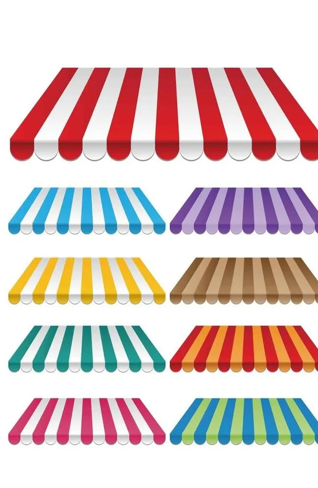 卡通雨棚矢量图图片0x0ai矢量模版下载