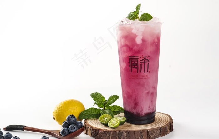 蓝莓养乐多图片