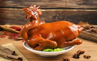 美味卤鸡摄影图图片