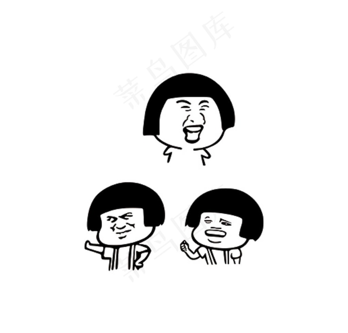 表情包2图片cdr矢量模版下载