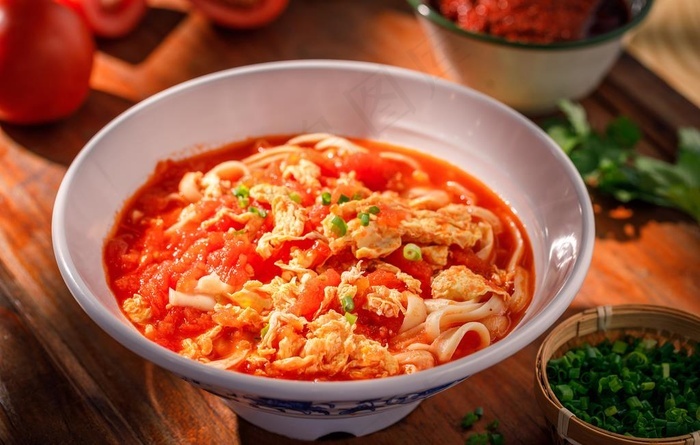 西红柿鸡蛋面图片