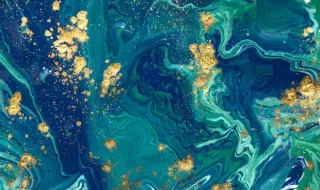 蓝色背景 油墨背景 油画背景图片