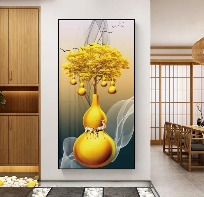 金葫芦高清玄关装饰画图片
