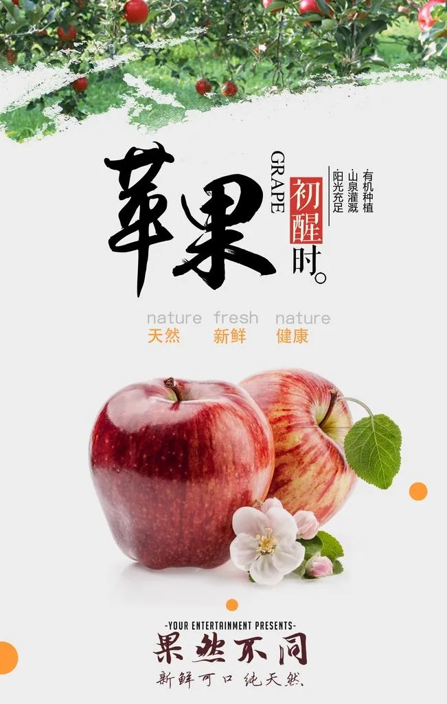 苹果海报图片