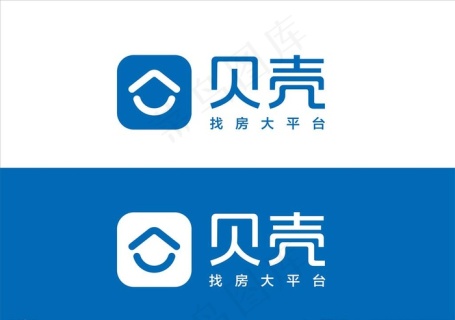 贝壳logo找房大平台图片ai矢量模版下载