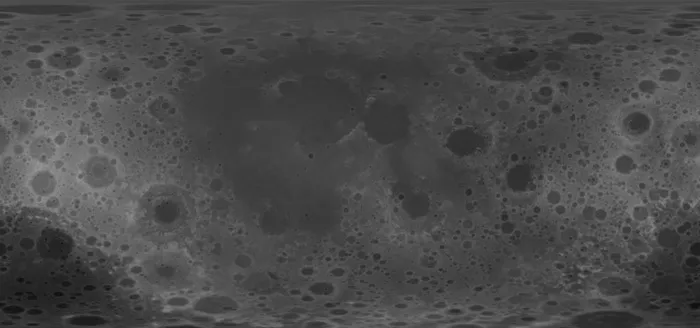 月球凹凸贴图 8K图片
