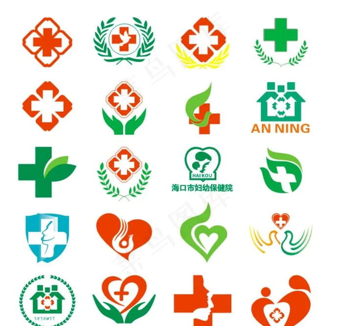 红十字 医院图标 爱心图标图片