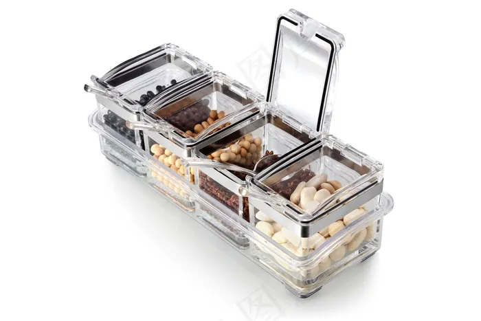 盒，调味料，豆类，塑料盒，透明盒