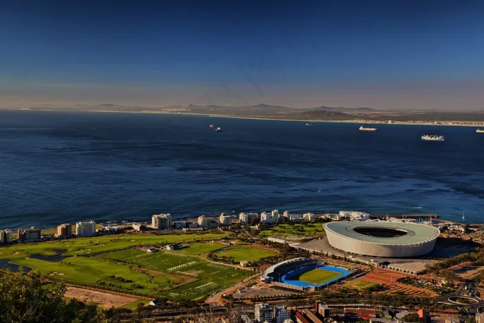 南非，开普敦，体育场，景观，海洋