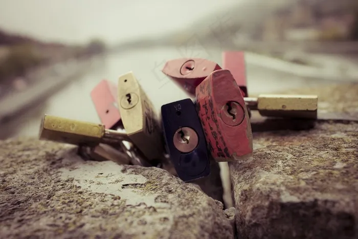 挂锁，挂锁，爱情城堡，爱情锁