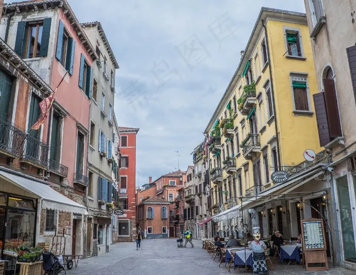 威尼斯，意大利，城市，威尼斯，街，架构
