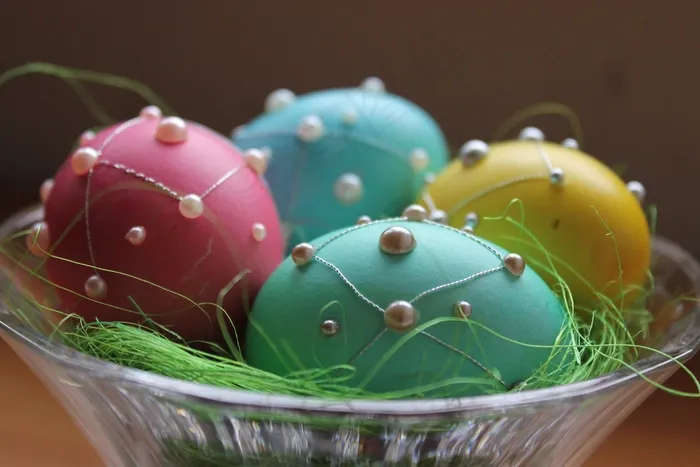 鸡蛋，复活节，装饰