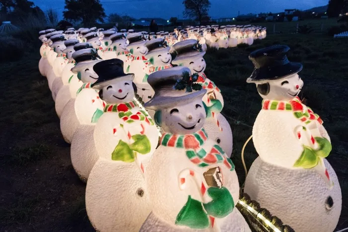 装饰雪人，圣诞节，假期，季节，快乐