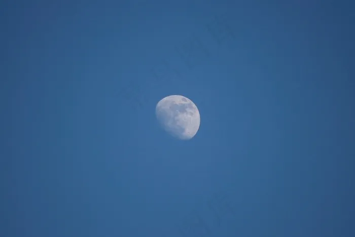 月亮,吸顶灯,硬币,天空,月球,满月在蓝蓝的天空