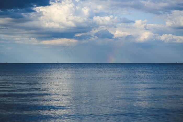 海洋湖泊天空屏幕截圖夏日風景與海和水上的地平線