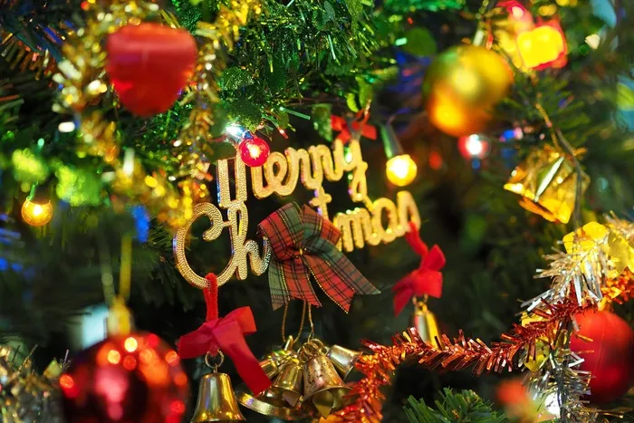 圣诞树，装饰圣诞树，节日