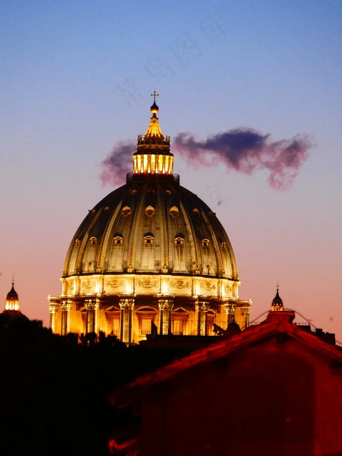 圣彼得大教堂，圆顶，梵蒂冈，罗马，教堂