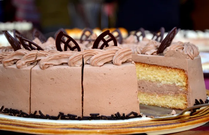 奶油蛋糕，奶油派，蛋糕，卡路里，咖啡派对