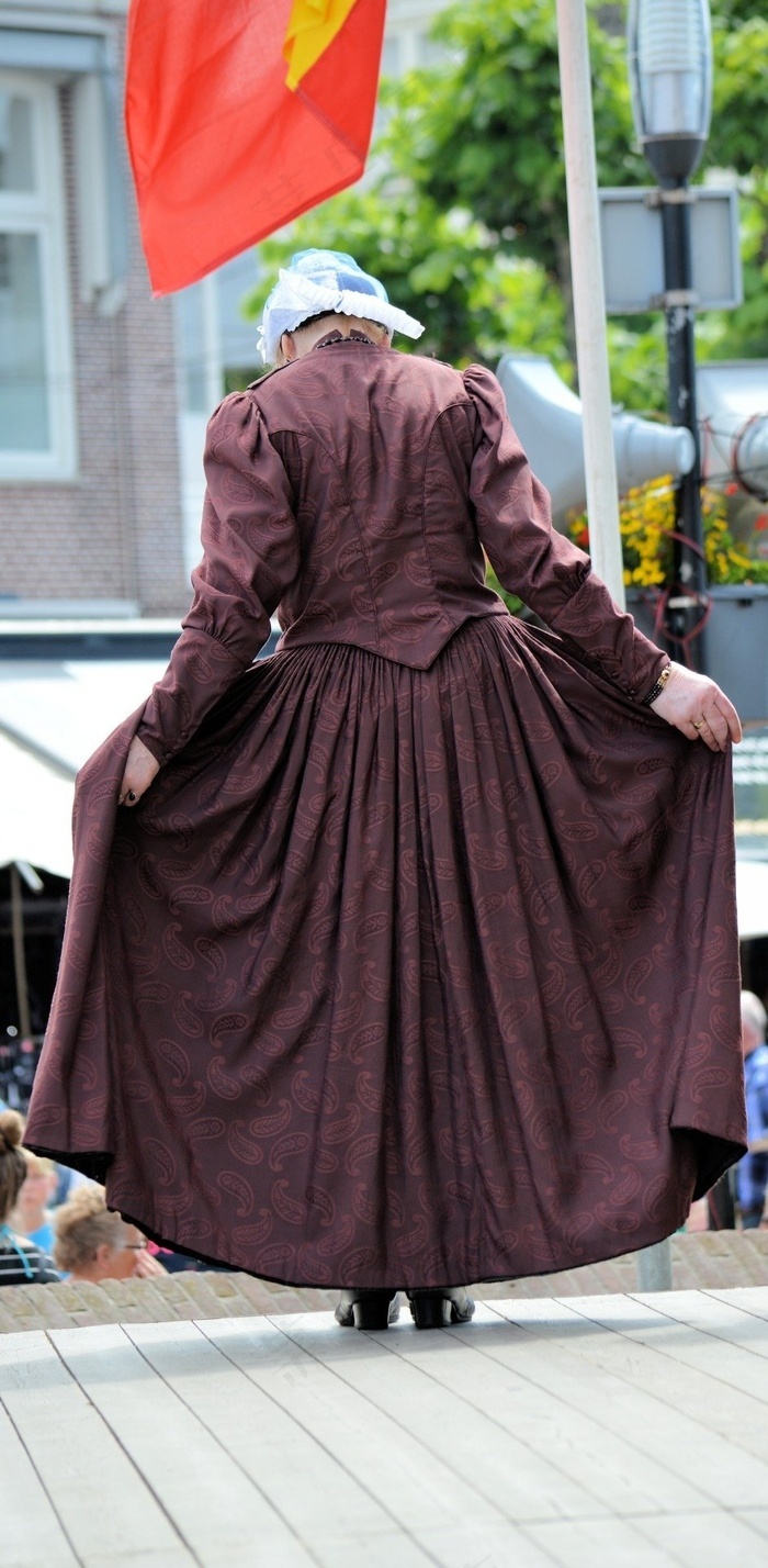 荷兰传统服装服装显示荷兰语