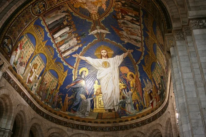 耶稣基督，圣心大教堂，祭坛，巴黎