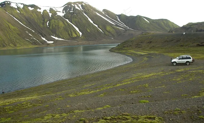 冰岛，湖泊，冰川，4X4