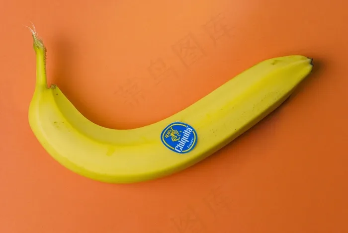 香蕉,手电筒,玩具,台灯,一串香蕉,香蕉在橙色背景