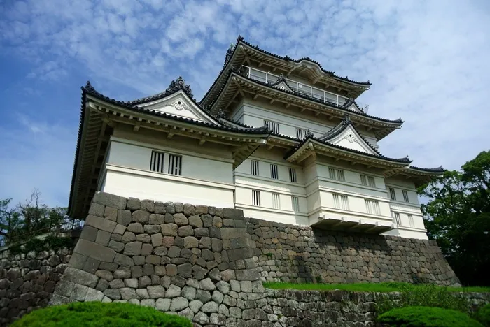 城堡，小田原，日本，建筑，建筑