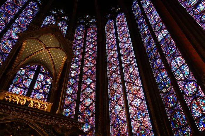 圣礼拜堂，巴黎，彩绘玻璃，哥特式
