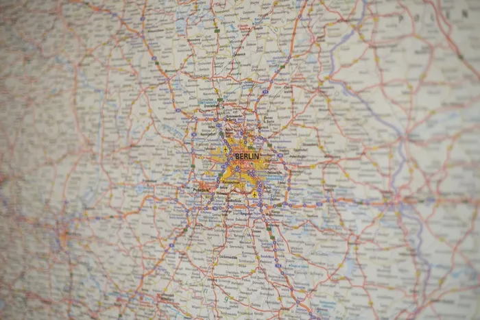 行政区划图,阴虱,地图,砖石材,鸟笼,柏林在地图上