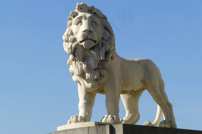 狮子，雕像，图，体系结构，伦敦，资本