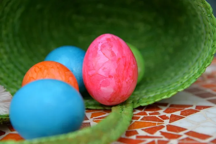 复活节彩蛋，复活节，蛋，丰富多彩，颜色，漆，复活节彩蛋