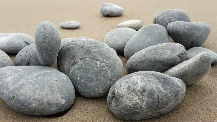 玄武岩石头，沙子，岩石