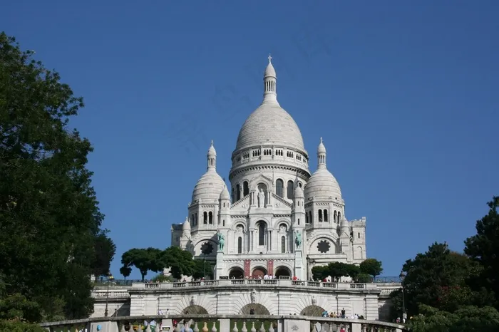 圣心大教堂，教堂的圆顶，巴黎