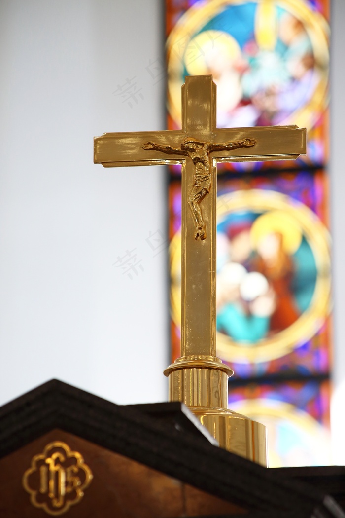 耶稣教堂十字架图片