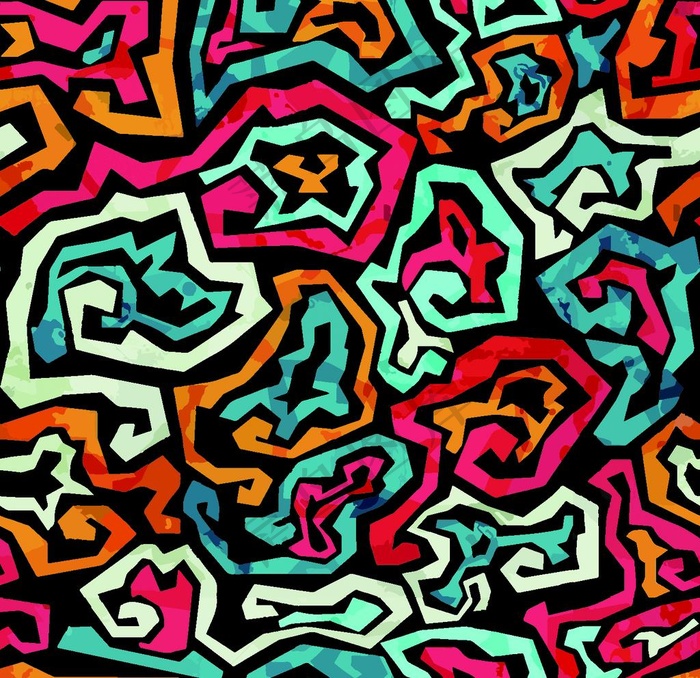 数码印花 乱花 大牌图片