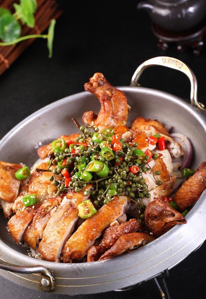 干锅花椒鸡图片
