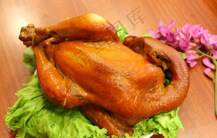 桌子山熏鸡图片