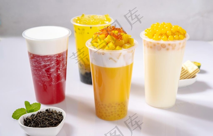 水果茶 奶茶 珍珠奶茶图片